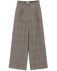 Circolo 1901 - Prince Of Wales-Check Trousers - Lyst
