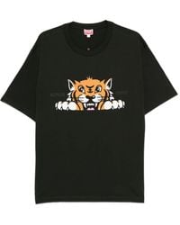 KENZO - T-Shirt mit Tiger-Grafik - Lyst