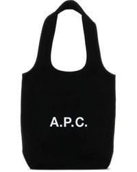 A.P.C. - Ninon Shopper Mit Logo-Print - Lyst