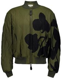 McQueen - Quilted Bomber Jacket - Lyst