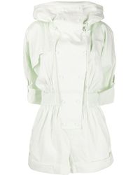 Zimmermann フーデッド ロンパース - マルチカラー