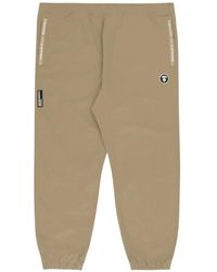 Aape By A Bathing Ape - Moonface Branding-Patch Track Pants - Lyst