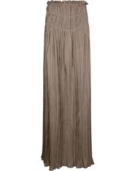 Alberta Ferretti - シルク マキシスカート - Lyst