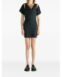 30x36 black dress pants W _ (BLACK) Saturday Country Club Cutout Dress (6140003)  KHALHON