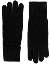 ARMANI EXCHANGE - Monogram Cable-Knit Gloves - Lyst