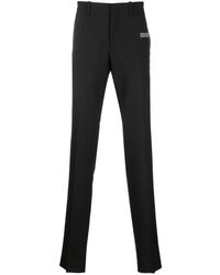 Off-White c/o Virgil Abloh - Logo-print Tailored Trousers - Lyst
