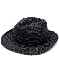 Catarzi - Curved-brim Interwoven Hat - Lyst