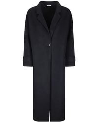 #MSM - Single-Breasted Wool Coat - Lyst