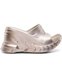 Givenchy - Marshmallow 110mm Wedge Flip Flops - Lyst