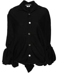 Junya Watanabe - Cardigan À Manches Volantées - Lyst