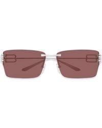 Balenciaga - Rimless Logo-Detail Sunglasses - Lyst
