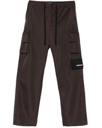 Notrainproof - Pantalon Cargo Côtelé À Logo Appliqué - Lyst