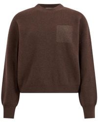 Peserico - Long-Sleeve Round-Neck Sweater - Lyst