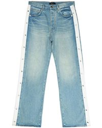 Purple Brand - Stud-Embellished Straight-Leg Jeans - Lyst