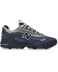 New Balance - 1000 Panelled Lace-Up Sneakers - Lyst