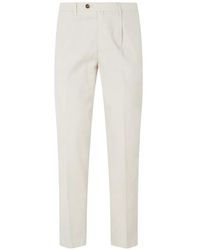 Briglia 1949 - Pleated Pressed-Crease Trousers - Lyst