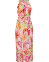 farm rio multicolor surreal sleeveless midi dress FARM Rio Multicolor Surreal Sleeveless Midi Dress