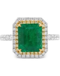 HYT Jewelry - 18K And Emerald And Diamond Ring - Lyst