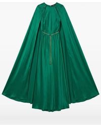Danamé - Cape-Style Chain-Belt Maxi Dress - Lyst
