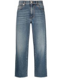 Love Moschino - Mid-rise Straight-leg Jeans - Lyst