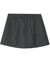 B+ AB - Stripe-Pattern Shorts - Lyst