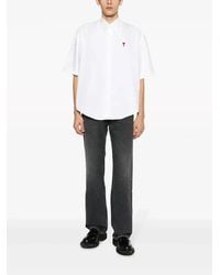 Ami Paris - Mid-rise Straight-leg Jeans - Lyst