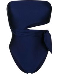 Zimmermann Strapless Badpak - Blauw