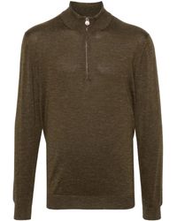 Kiton - Pull Chiné À Col Montant - Lyst