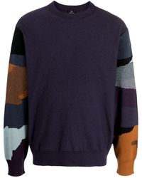PS by Paul Smith - Plains Pullover in Colour-Block-Optik - Lyst
