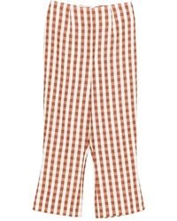 Faithfull the Brand - Gingham Pattern Trousers - Lyst