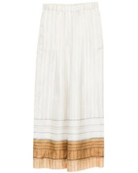 Alysi - Pantalones Palazzo A Rayas - Lyst