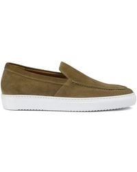 Doucal's - Slip-On Suede Loafers - Lyst
