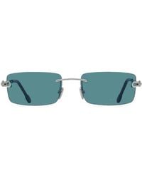 Fred - Rectangle-Frame Sunglasses - Lyst