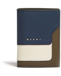 Marni - Colour-block Bi-fold Leather Wallet - Lyst