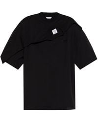 chinese dress ladies Layered T-Shirt Dress by Vetements- La Garçonne main image 1