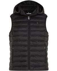 Tommy Hilfiger - Hooded Quilted Vest - Lyst