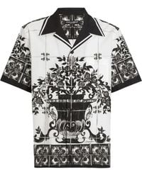 Dolce & Gabbana - Camisa Cotton 'Hawaii' - Lyst