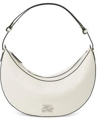 KARL LAGERFELD - Extra-Large K/Autograph Leather Shoulder Bag - Lyst