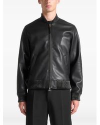 Manière De Voir - Faux-Leather Bomber Jacket - Lyst