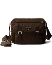 Prada - Logo-Detail Cross Body Bag - Lyst