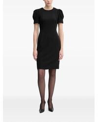 DKNY - Puff-Sleeve Mini Dress - Lyst