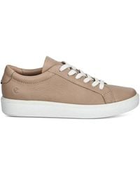 Ecco - Soft 60 Leather Lace-Up Sneakers - Lyst