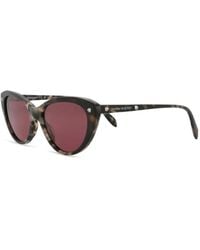 McQueen - Stud-Embellished Cat-Eye Frame Sunglasses - Lyst