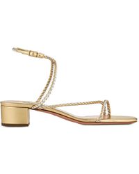 Aquazzura - Luca Braided Sandals - Lyst
