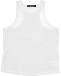 LA ROSE - Cotton Jersey Tank Top - Lyst