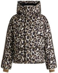 Fusalp - Leopard-Print Quilted Ski Jacket - Lyst