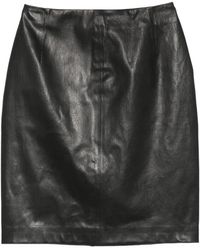 Nour Hammour - Midi Slinky Stretch Mini Skirt - Lyst