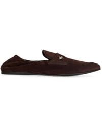 Dolce & Gabbana - Calfskin Slippers - Lyst