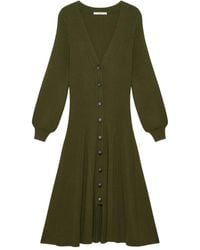 Maliparmi - Ribbed-Knit Midi Dress - Lyst