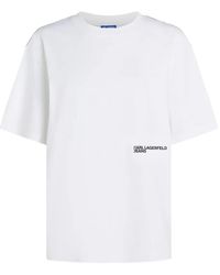 Karl Lagerfeld - T-Shirt Mit Karl-Print - Lyst